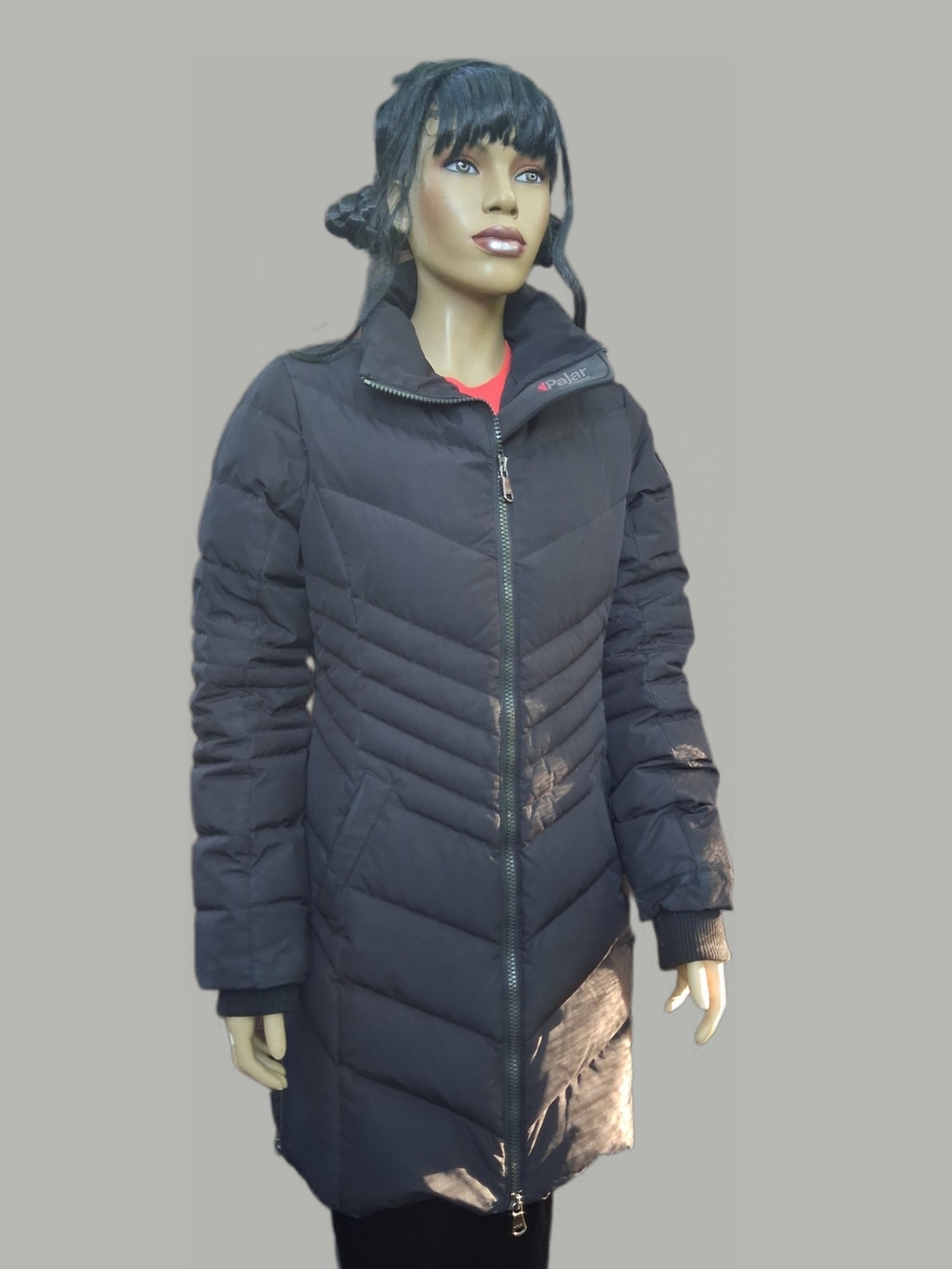 Pajar Canada Queens Quilted Puffer Jacket Parka Black Women’s Size Large